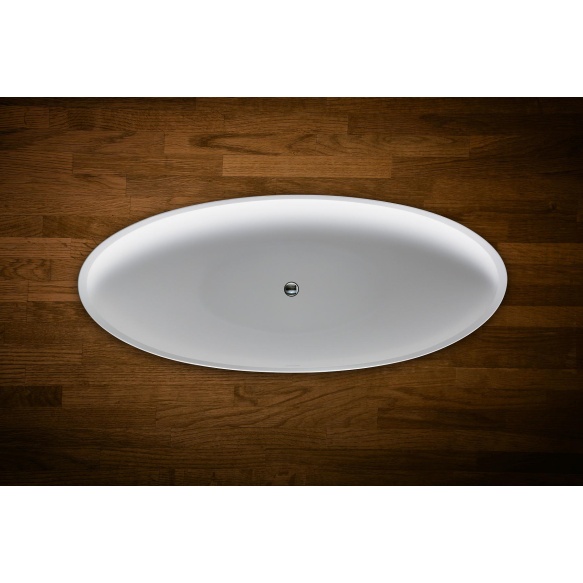 Silkstone bath Felice, mat white