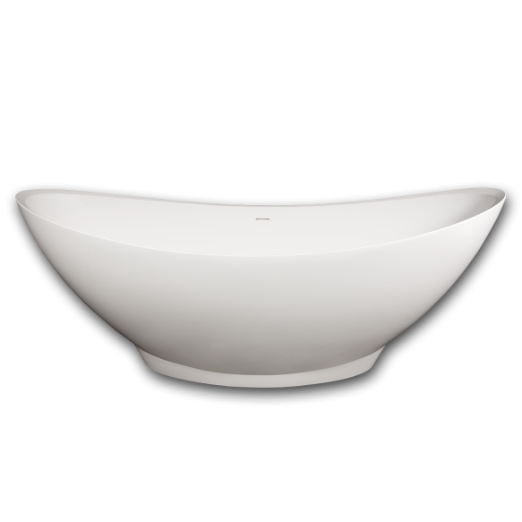 Silkstone bath Felice, mat white