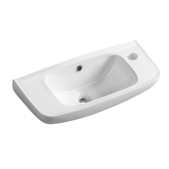 Small ceramic washbasin 51x22cm