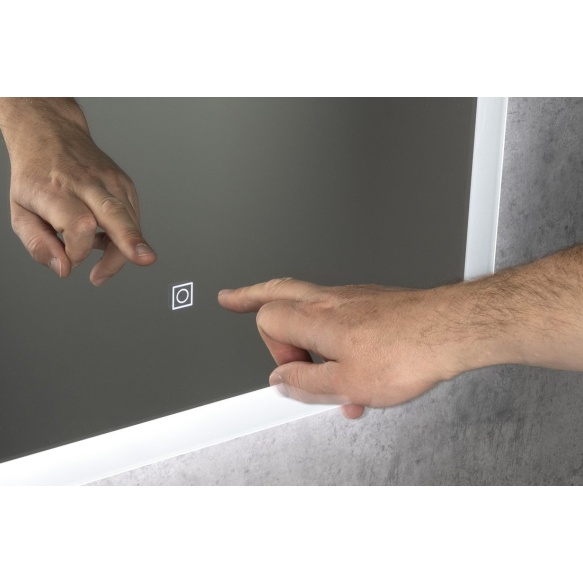 LED peegel Fargo 60x80 cm, touch lüliti, dimmerdatav valgus