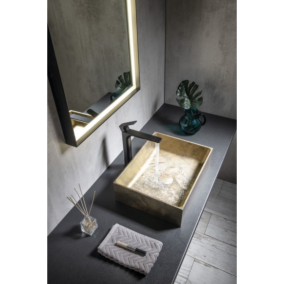 betoonist valamu tööpinnale FORMIGO 47.5x36.5 cm, gold