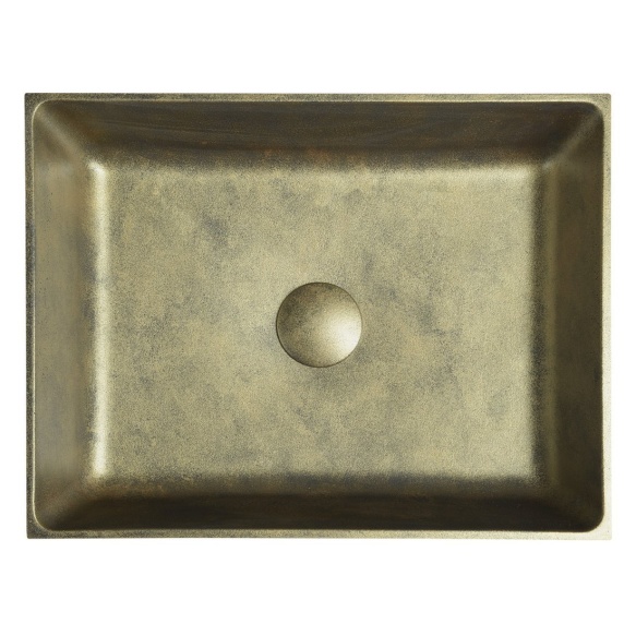 betoonist valamu tööpinnale FORMIGO 47.5x36.5 cm, gold