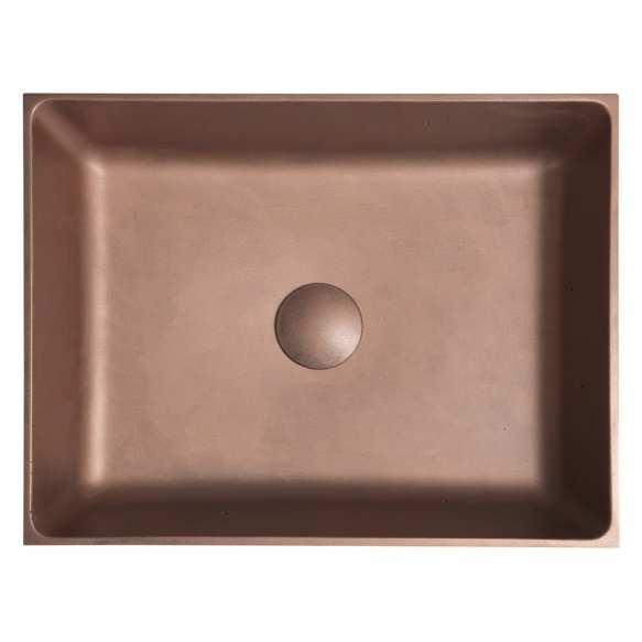 betoonist valamu tööpinnale FORMIGO 47.5x36.5 cm, copper