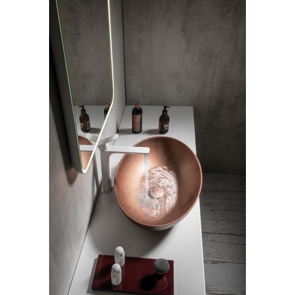 betoonist valamu tööpinnale FORMIGO 60x40 cm, copper