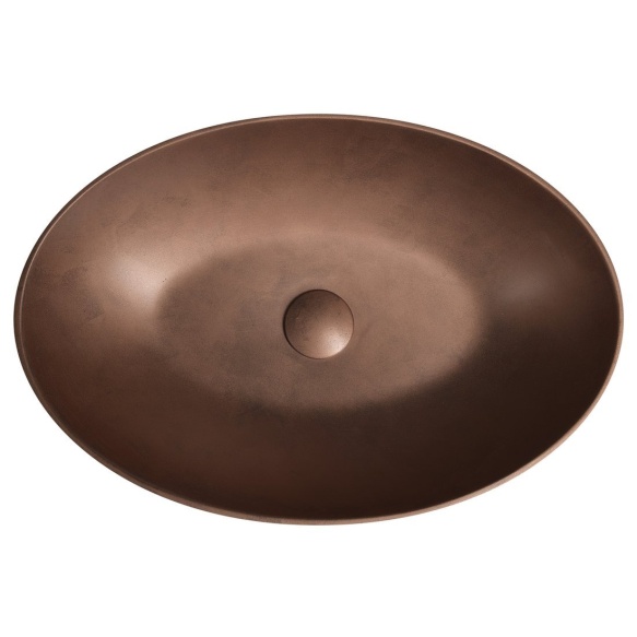 betoonist valamu tööpinnale FORMIGO 60x40 cm, copper