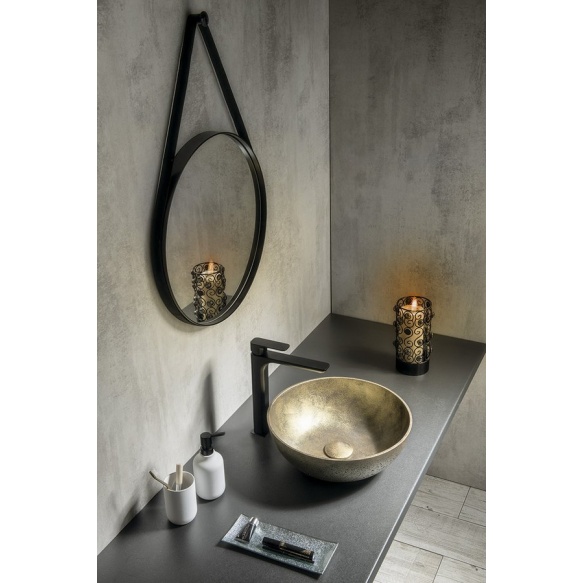 betoonist valamu tööpinnale FORMIGO diam 39 cm, gold