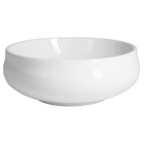 GORDO ceramic countertop washbasin, dia. 40cm, white