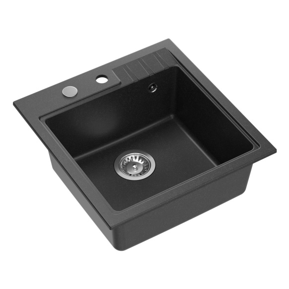 kivimassist köögivalamu,  50x52cm,  must