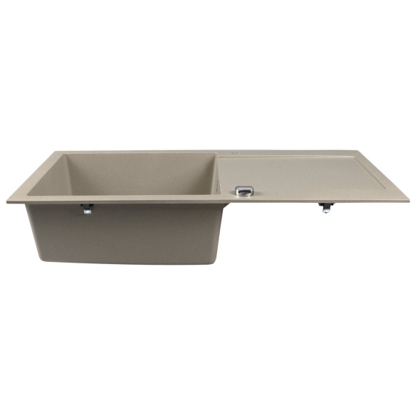 kivimassist köögivalamu sifooniga 97x50cm,  beige