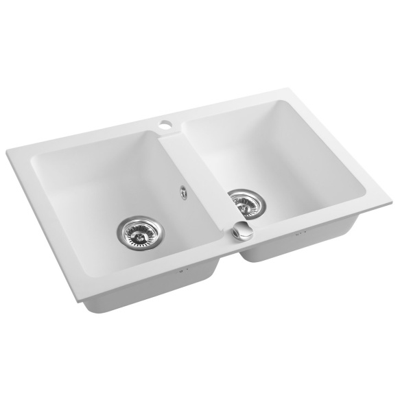 kivimassist köögivalamu,  78x47, 5cm,  valge