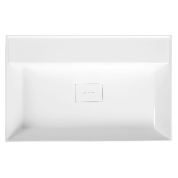 kivimassist valamu GODIVA ilma segistiavata  68x44 cm, valge