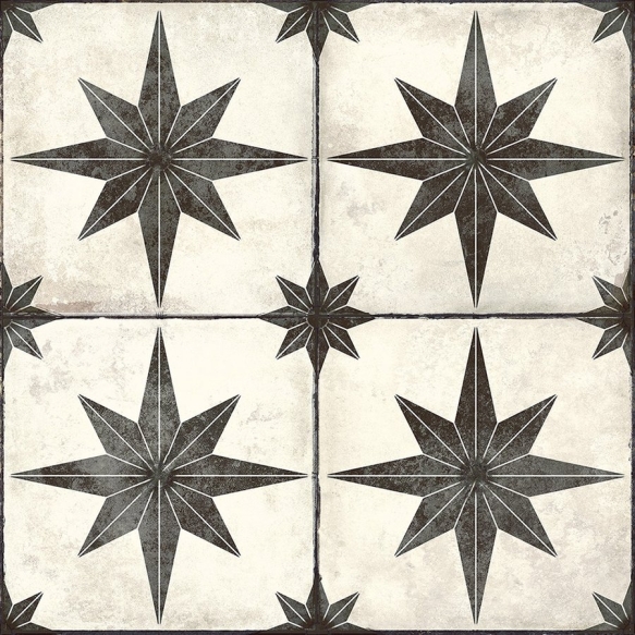 HIDRAULICO põrandaplaat Star Black 45x45 (pakk=1,62m2)