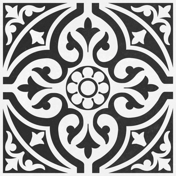 HIDRAULICO põrandaplaat Ronda Black 45x45 (pakk=1,62m2)