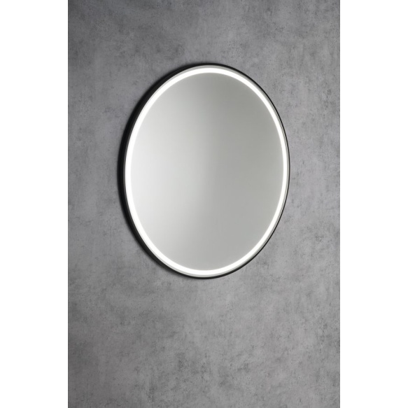 LED peegel KADRIS 80 cm, matt must