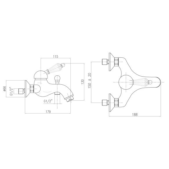 vannisegisti Kirke Crystal , kuld