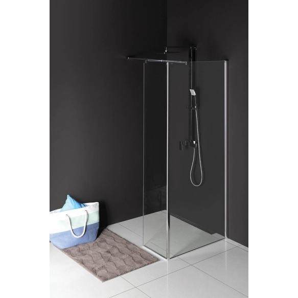 Klaasist küljesein MODULAR SHOWER Module 2-le, 300mm, parem