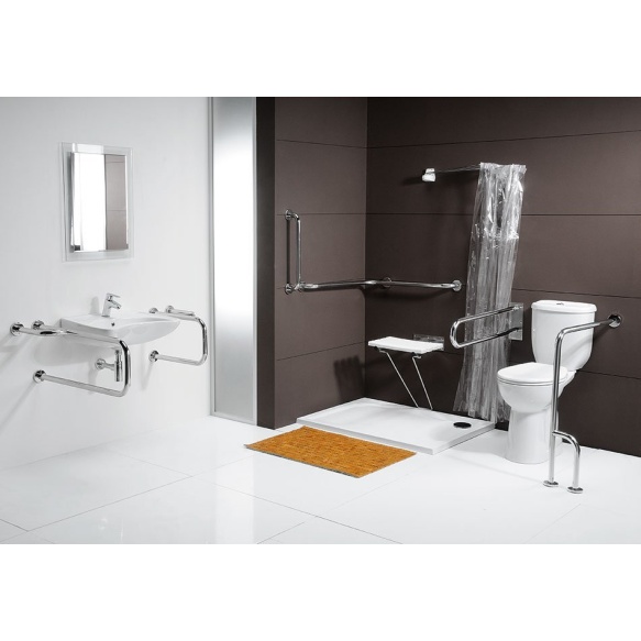 Kõrgem WC 36,3x67,2cm, allajooks