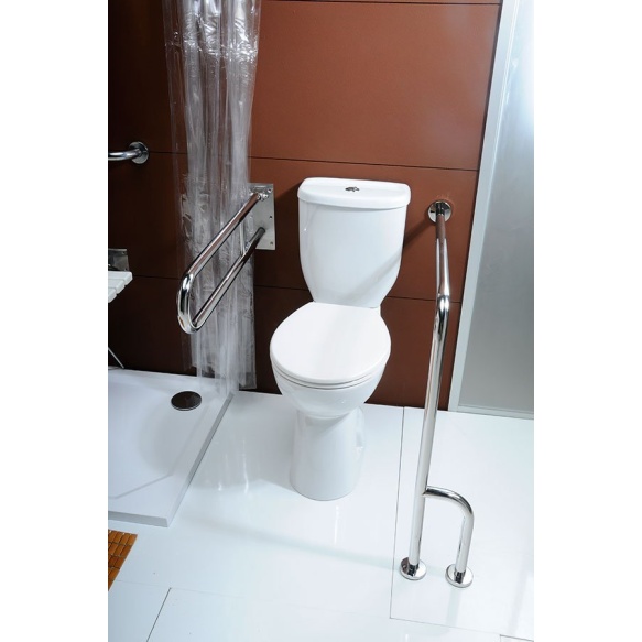 Kõrgem WC 36,3x67,2cm, allajooks