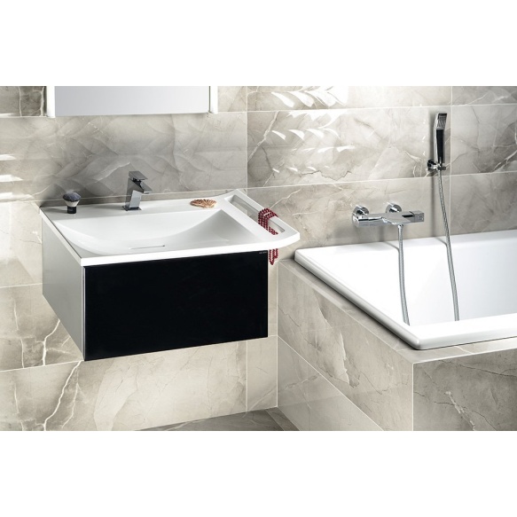 kivimassist valamu LUPO 72x45 cm, valge