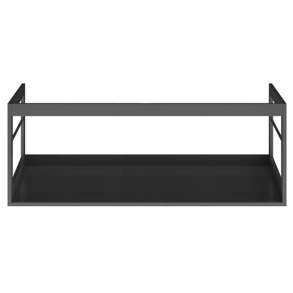 NUBES/NORM washbasin frame 100x50cm, black matt