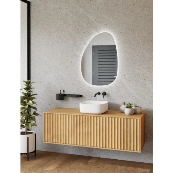 LED peegel Sten 67x92 cm