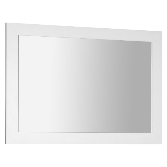 NIROX raamiga peegel 1200x700x28 mm, läikiv valge