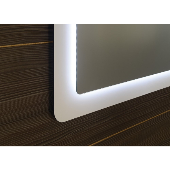 LED taustvalgustusega peegel LORDE 1100x600mm, valge
