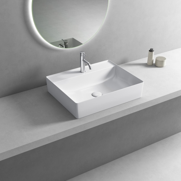 valamu CALLIS 52x42cm,  valge