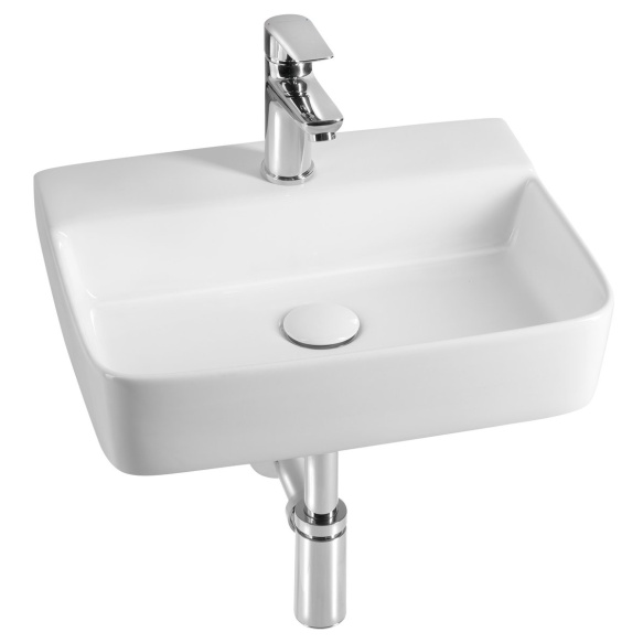 valamu CRISTY 45x34cm,  valge