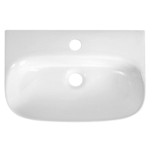 valamu FLANNY 46x31cm,  valge