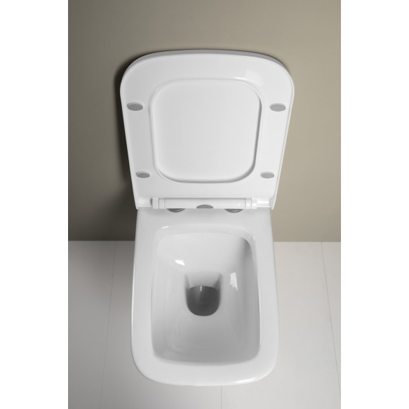 seina wc pott Spazio 34x53 cm, valge