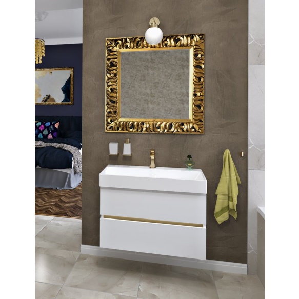 ODETTA valamukapp 57x50x43,5cm, läikiv valge