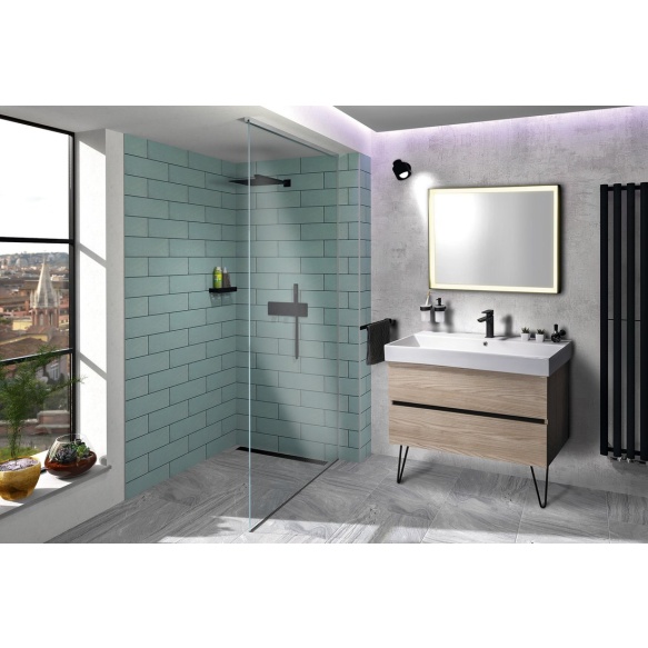 ODETTA valamukapp 95x50x43,5cm, läikiv valge