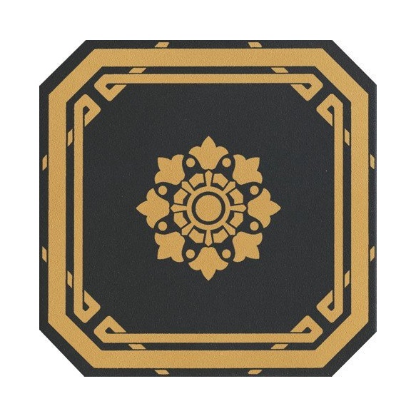 OLD ENGLAND Ottagono Black Leeds 20x20, MÜÜK AINULT PAKI KAUPA (1 PAKK = 1.16 M2)