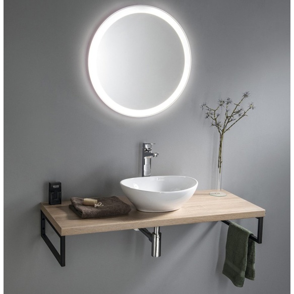 ümar LED peegel NOA, diam 60cm