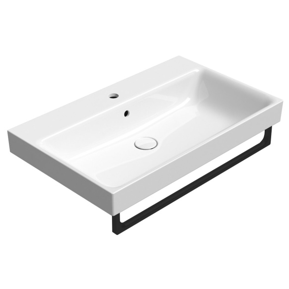 NUBES towel holder 80cm, black matt