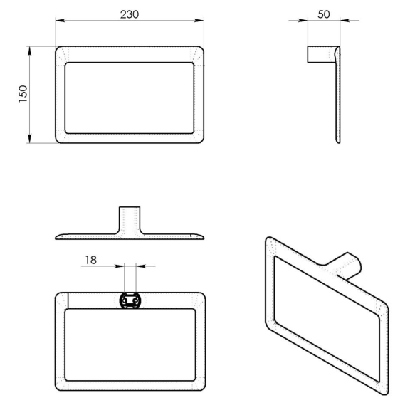 Käterätirõngas Pyrene, harjatud kuld