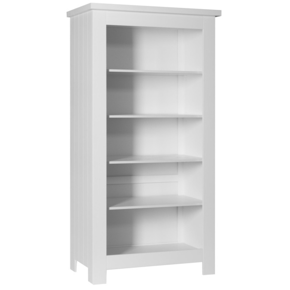 Barcelona Large Bookcase White Deko Barcelona Large Bookcase White