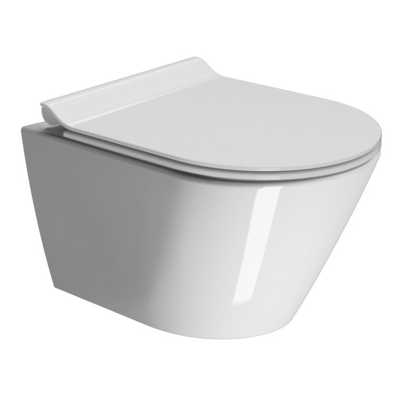 Seina WC KUBE X, Swirlflush, 50x36 cm, valge ExtraGlaze