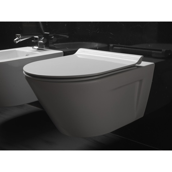 Seina WC NORM, Swirlflush, 55x36 cm, valge ExtraGlaze