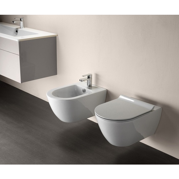 Seina WC PURA, Swirlflush, 50x36 cm, valge ExtraGlaze