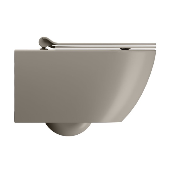 Seina WC PURA, Swirlflush, 55x36 cm, dove grey, seest glasuuriga, väljast matt