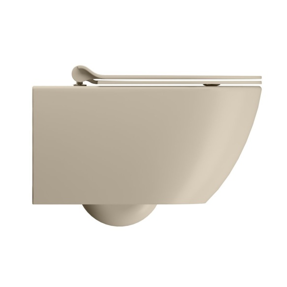 Seina WC PURA, Swirlflush, 55x36 cm, creta, seest glasuuriga, väljast matt