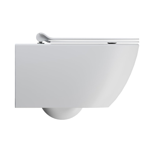 Seina WC PURA, Swirlflush, 55x36 cm, valge, seest glasuuriga, väljast matt