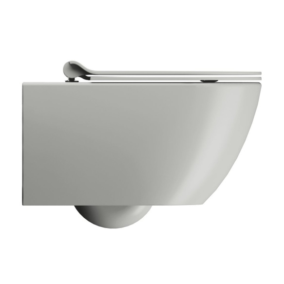Seina WC PURA, Swirlflush, 55x36 cm, cenere, seest glasuuriga, väljast matt