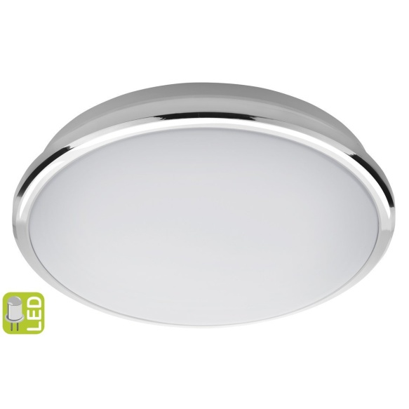 SILVER LED laevalgusti 10W, 230V, d.28cm, valge, kroom