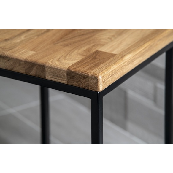 taburet SKA 300x410x300 mm, tamm / matt must