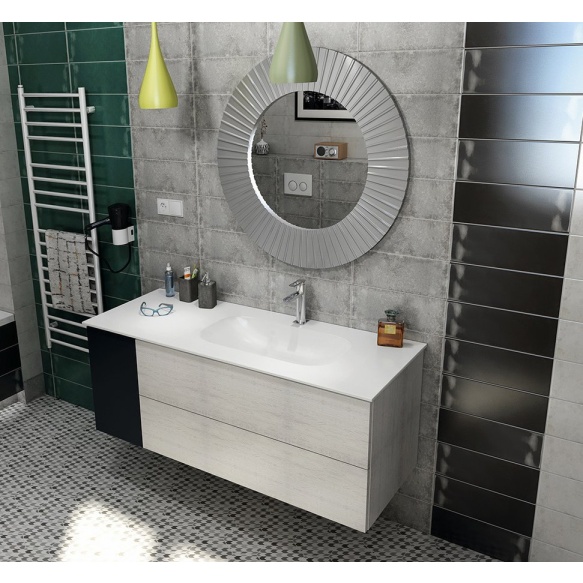 valamu TREOS R, 96.6x51.3 cm, valge matt