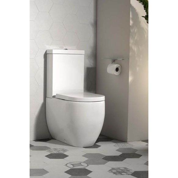 WC FLO, taha/allajooks, valge