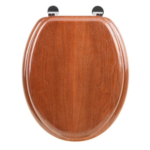 WC iste AQUALINE, cherry wood